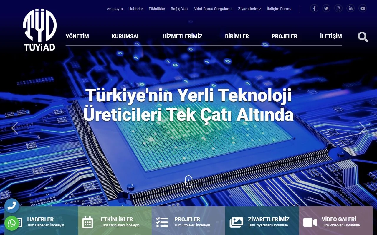 TÜYİAD ekran görüntüsü